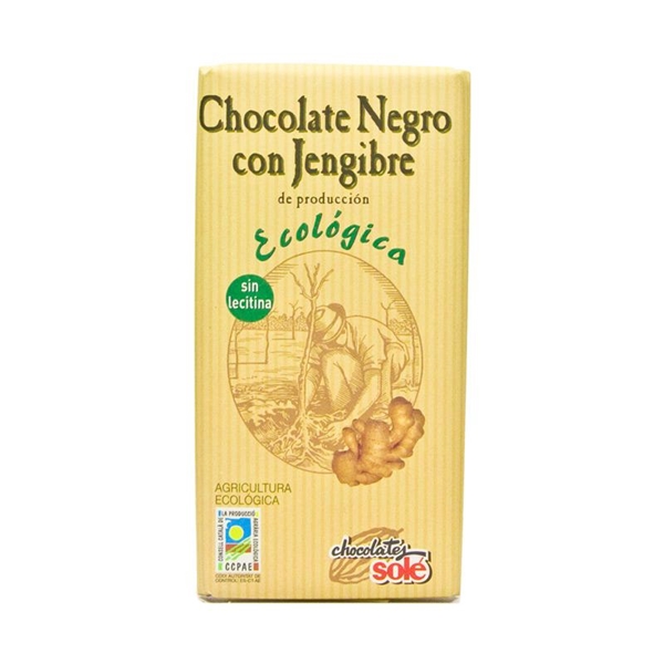 Picture of Chocolate negro con Jengibre eco 100g