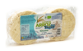Imagen de Tortitas de arroz integral con yogur eco Natureco 100g