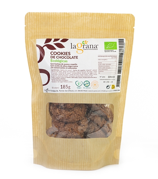 Picture of Cookies de chocolate La Grana eco 185g